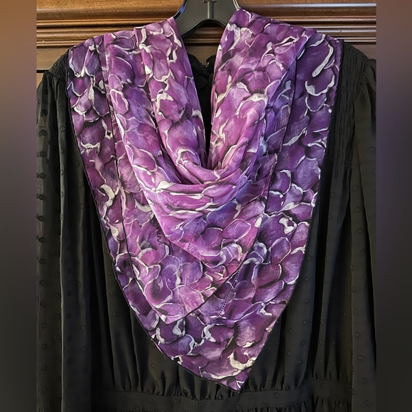 Yves Saint Laurent Accessories - Vintage Yves Saint Laurent 100% silk scarf with original box, tissue and ribbon